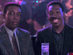 Eddie Murphy Arsenia Hall Coming To America GIF