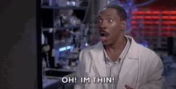 Eddie Murphy Shocked I'm Thin GIF