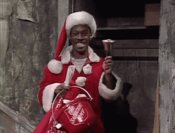 Eddie Murphy Xmas Caroling GIF