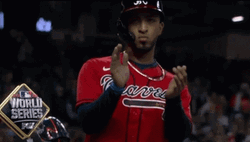 Eddie Rosario Applause Clap GIF