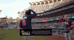 Eddie Rosario Head Scrubbing GIF