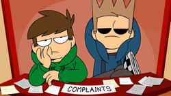 Eddsworld Edd And Tom Thinking GIF