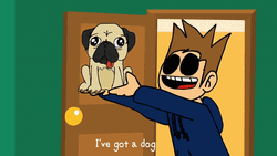 Eddsworld Edd Showing His Pug GIF
