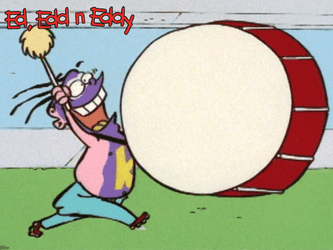 Eddy Making Noise With The Drums GIF