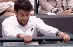 Edge Of My Seat Matteo Berrettini GIF