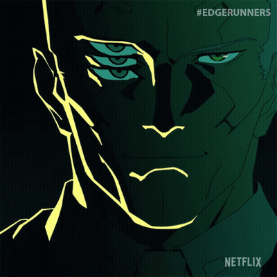 Edgerunners Poster It Is Certainly No Concern Of Yours GIF