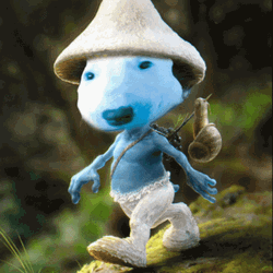 Edited Dog Face Smurf Cat Meme GIF