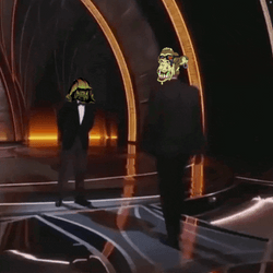 Edited Head Chris Rock And Will Smith Oscars GIF