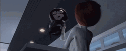 Edna Mode Rolled Paper Slap GIF