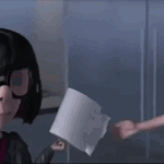 Edna Mode Rolling Eyes Rolling Tissue GIF