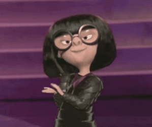 Edna Mode Side Ways Clap GIF