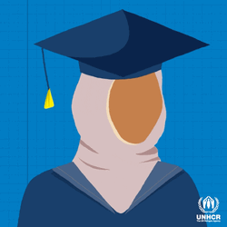 Education Empowers Refugees UN  GIF