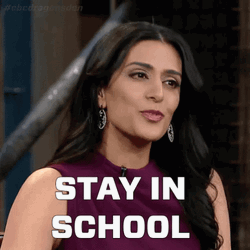 Education Manjit Minhas Stay In School GIF