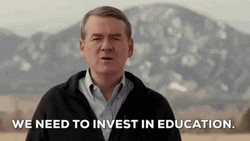Education Need To Invest Politician Ad GIF