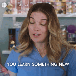Education  Schitts Creek Alexis Rose Learning GIF
