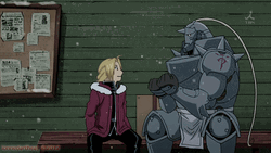 Edward Elric Alphonse Snow GIF