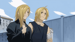 Edward Elric Fist Bump Fullmetal Alchemist GIF