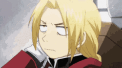Edward Elric Fullmetal Annoyed GIF