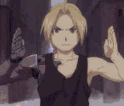 Edward Elric Fullmetal Gauntlet GIF