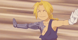 Edward Elric Fullmetal Happy Powers GIF