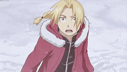 Edward Elric Fullmetal Shocked GIF