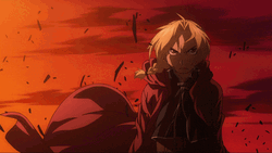 Edward Elric Fullmetal Stare GIF