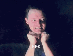 Eek Reaction Adam Berry GIF