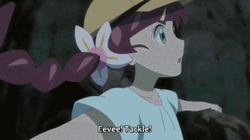 Eevee Pokemon Air Spin Tackle Attack GIF