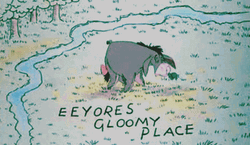 Eeyore Eating In His Gloomy Place GIF