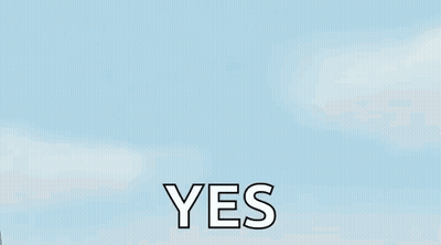 Eeyore From Winnie The Pooh Saying Yes In Blue Sky GIF