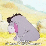 Eeyore Learning To Accept GIF
