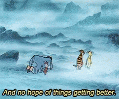 Eeyore Losing Hope GIF
