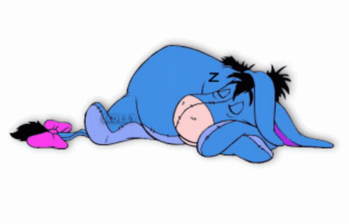 Eeyore The Donkey Sleeping GIF