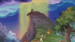Eeyore With Winnie And Friends GIF