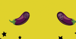 Eggplant Bumping Head Explosion GIF