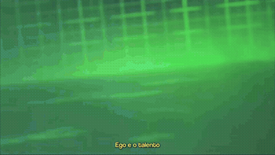 Ego E O Talento Yellow Letters Green Background GIF