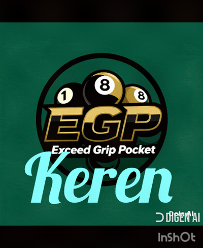 EGP Exceed Grip Pocket Logo With Pool Balls GIF