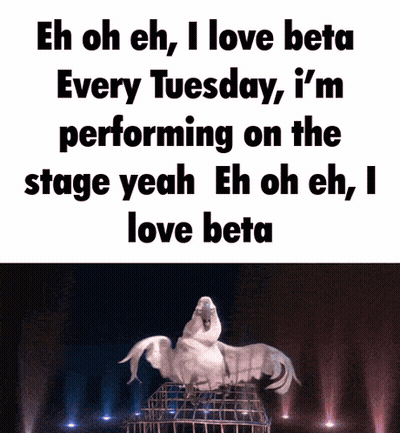 Eh Oh Eh I Love Beta Every Tuesday Performing On Stage GIF