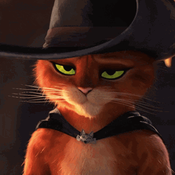 Eh Puss In Boots Shoulder Shrug GIF