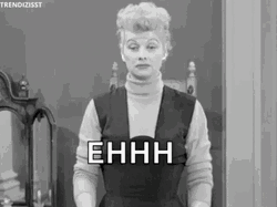 Eh Vintage Lucille Ball Shoulder Shrug GIF