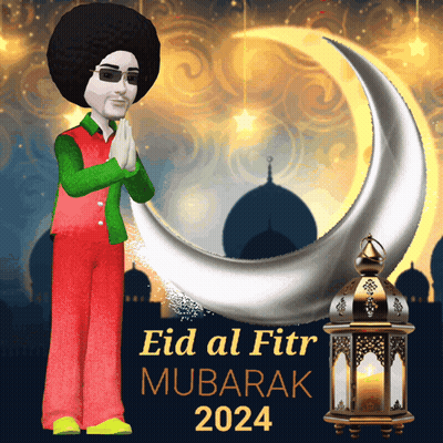 Eid Al Fitr Cartoon Character GIF
