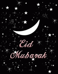 Eid Mubarak Black And White