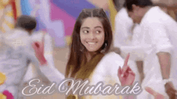 Eid Mubarak Dancing Lady