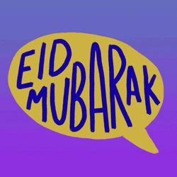 Eid Mubarak Dialogue Icon
