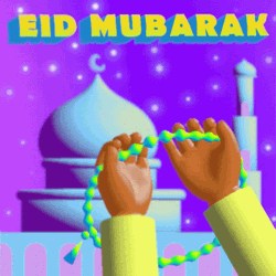Eid Mubarak Prayer Beads