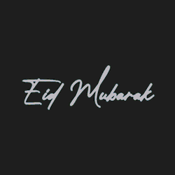Eid Mubarak Word Art