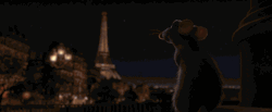 Eiffel Tower Sunrise Ratatouille GIF