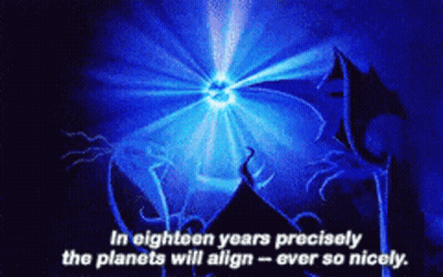 Eighteen Years Precisely Planets Align GIF
