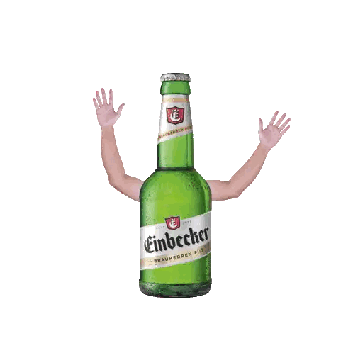 Einbecher Brauherben Pils Arms Extended Sticker