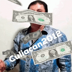 El Chapo Falling Money GIF